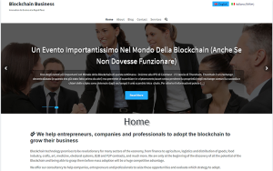 Screenshot Blockchain Business