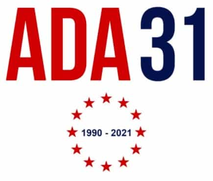 Celebrate the ADA31 (1990-2021) Americans with Disabilities Act - July 26, 2021